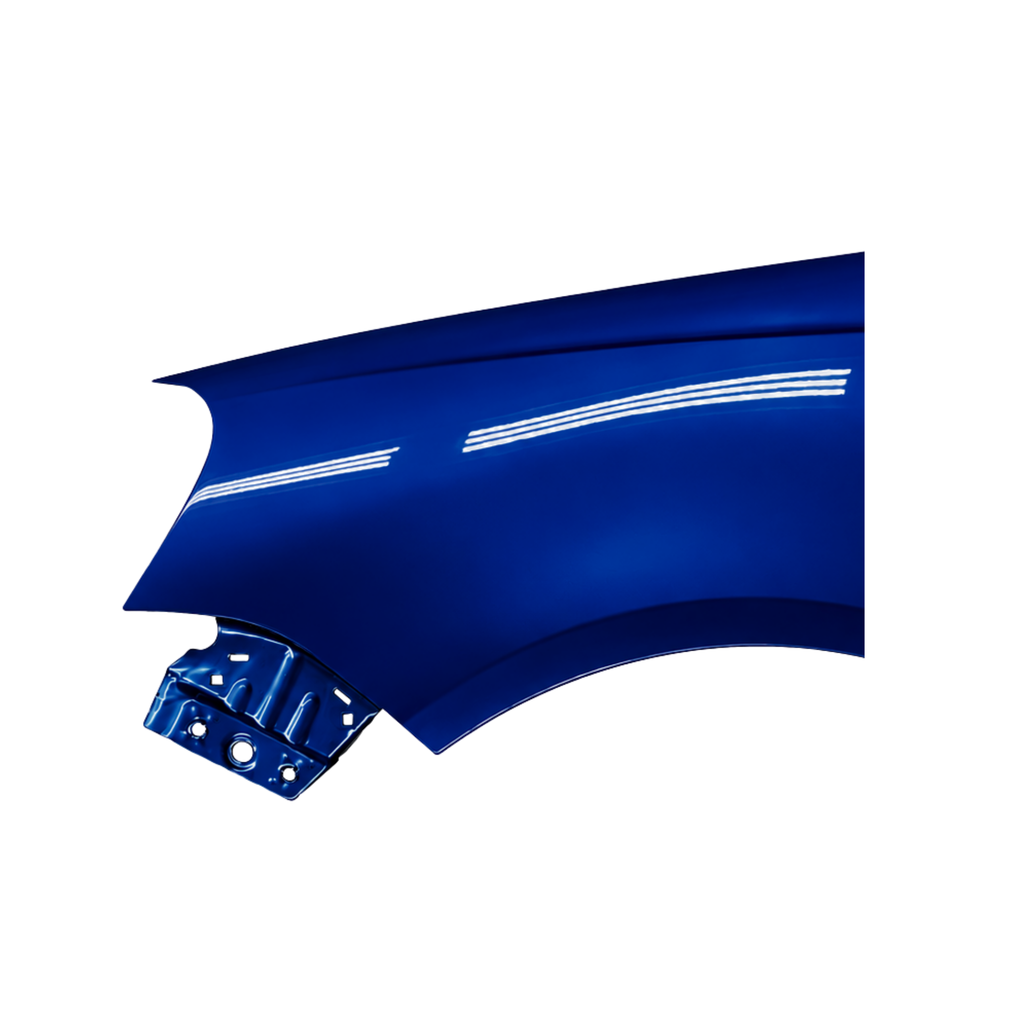Kotflügel für VW POLO 9N3 LD5Q links Blau 05 - 09 Vorderseite lackiert neu